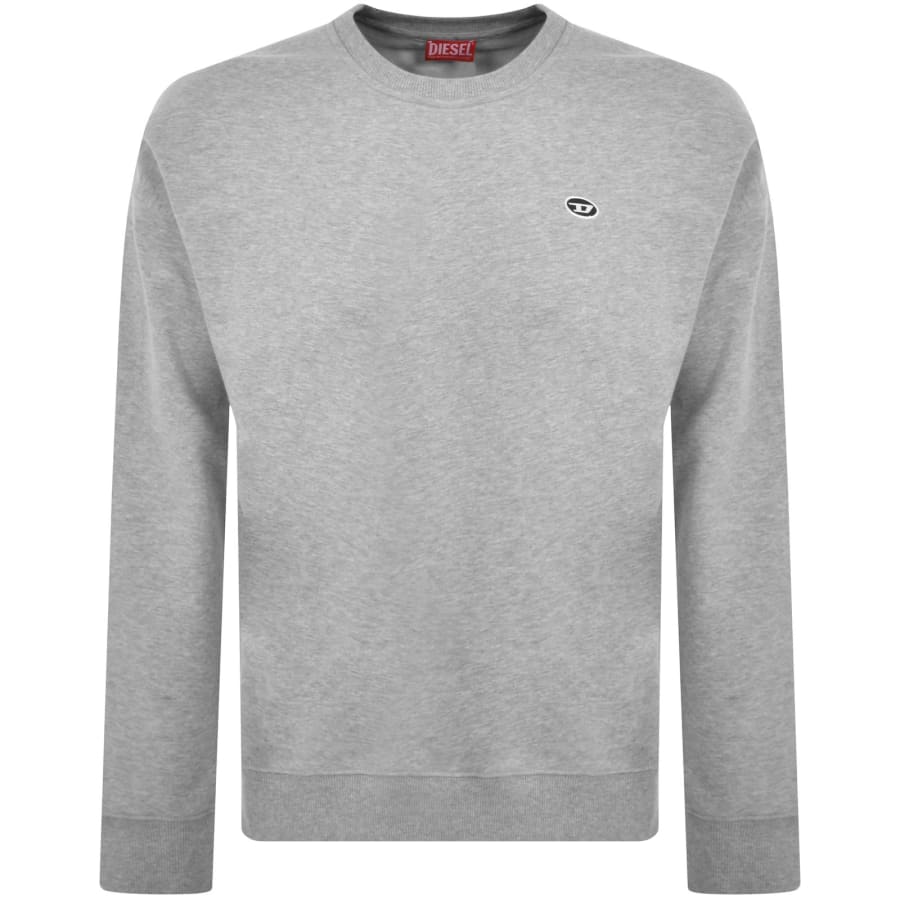 Grey diesel sweatshirt outlet